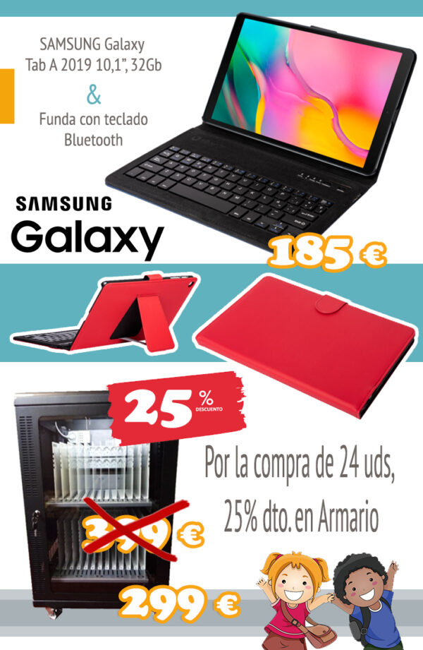 Samsung Galaxy  & Funda con teclado - Imagen 2