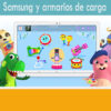 Tableta Samsung y armarios de carga